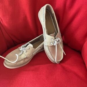 G. H. Bass and Co. Gold Leather Boat Shoes
